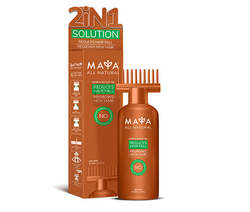 Maya All Natural Scalp & Hair Oil 100 ml