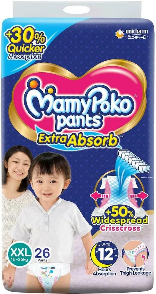 MamyPoko Pants (15-25kg) XXL26 - Premium Diapers in Bangladesh