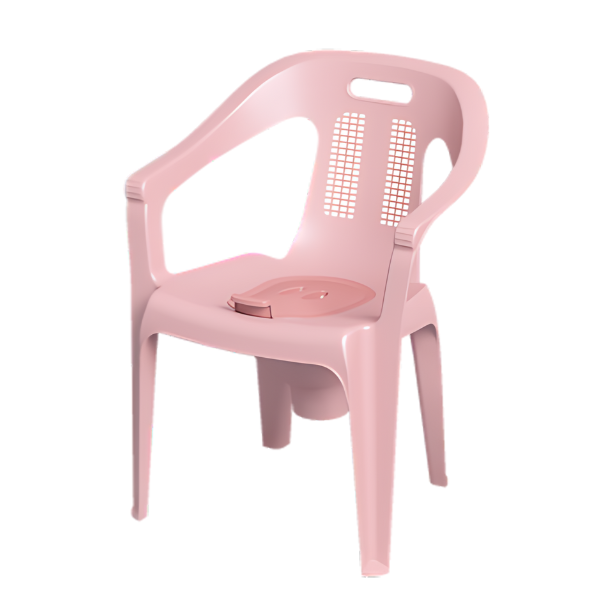 Commode Chair  Lid & Potty