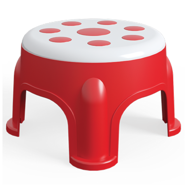 Stool-Toddlers Short-Red