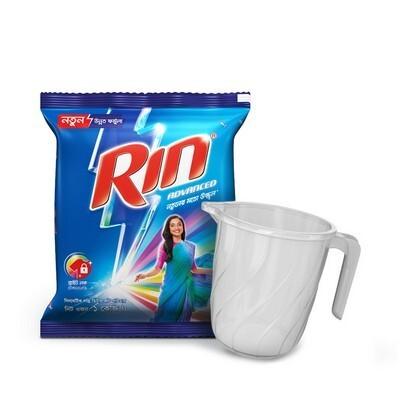 RIN ADVANCED SYNTHETIC LAUNDRY DETERGENT POWDER 1KG MUG FREE