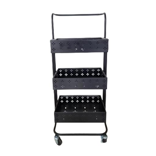 3 Layer Movable Kitchen Trolley - Space-Saving Storage Rack