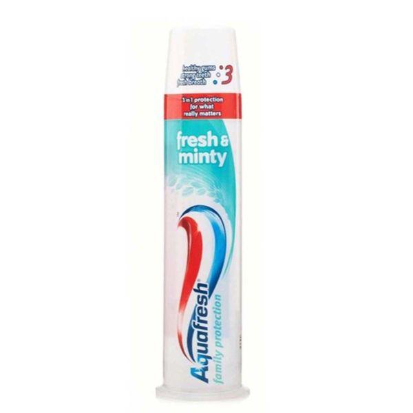 Aquafresh 3 In 1 Protection Pump Toothpaste - 100Ml