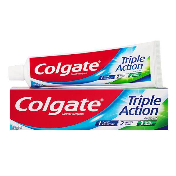 Colgate Triple Action Original Mint Toothpaste - 100Ml