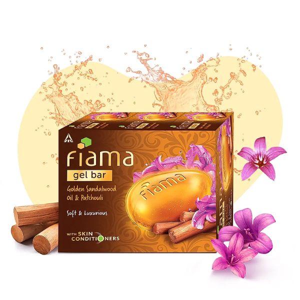 Fiama Gel Bar Golden Sandalwood Oil And Patchouli Soap - 125G