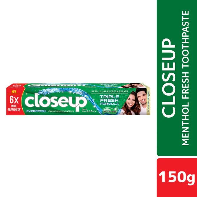 CLOSEUP TOOTHPASTE MENTHOL FRESH 150G