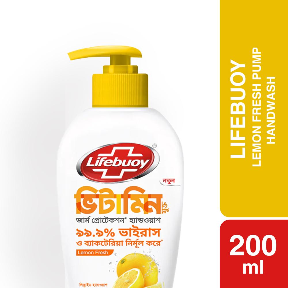 Lifebuoy Handwash (Soap) Lemon Fresh Pump 200ml