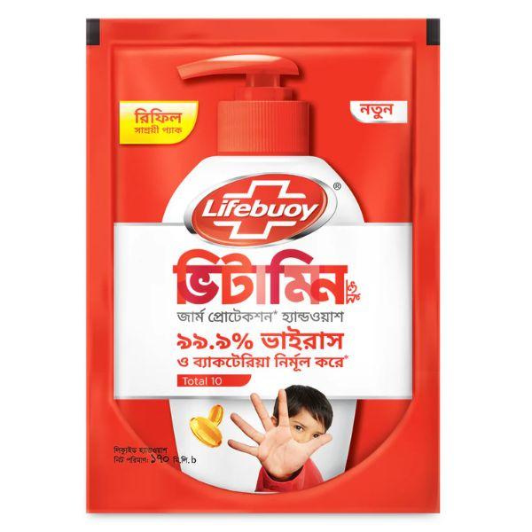 Lifebuoy Handwash (Soap) Total Refill 170ml