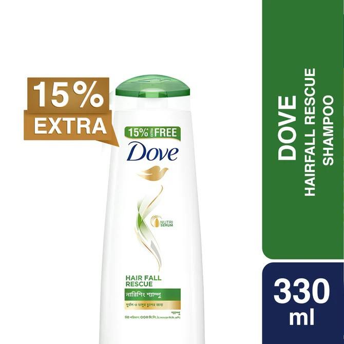 Dove Shampoo Hairfall Rescue 330ml