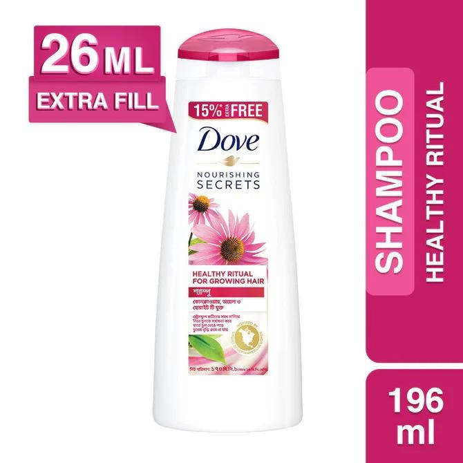 Dove Shampoo Healthy Grow 170ml (15% Extra)