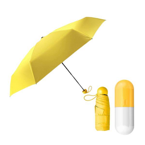 Yellow Capsule 6 Shik Umbrella