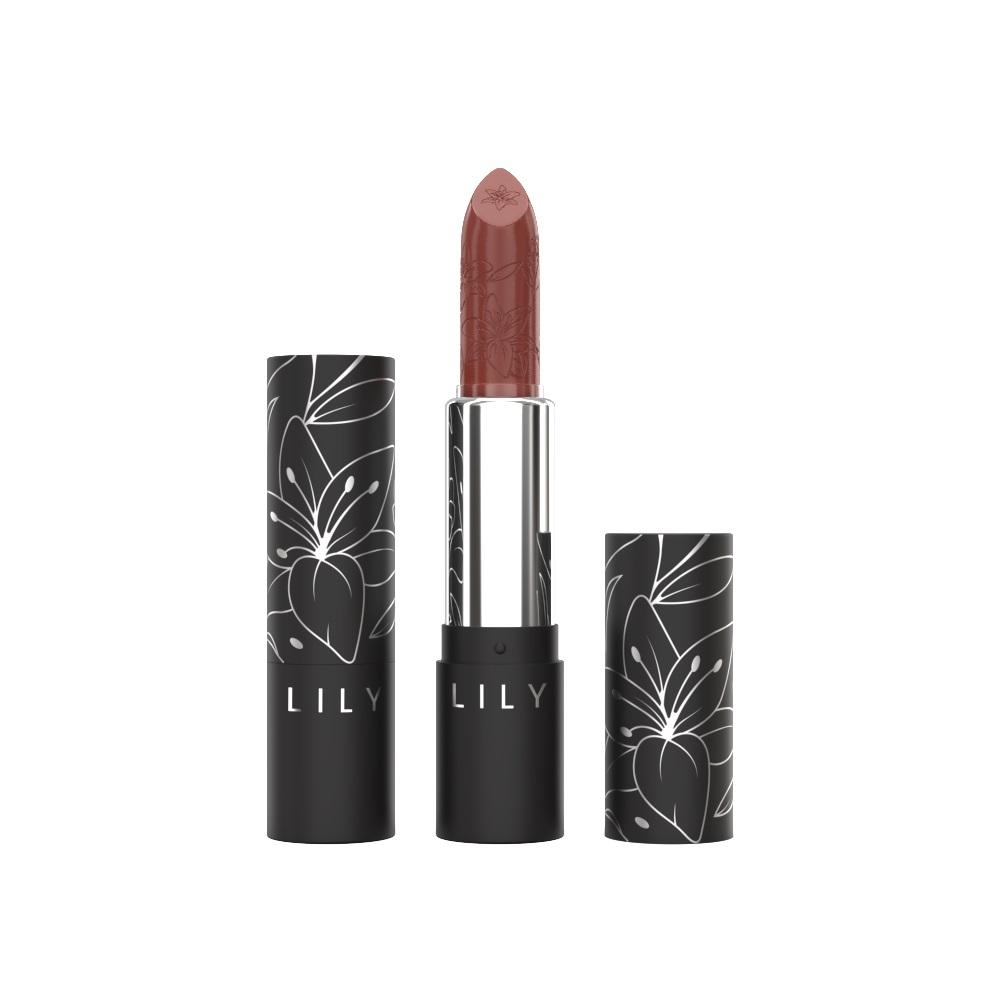 Lily Satin Lipstick Almond 004 3.9 gm