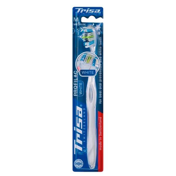 Trisa Profilac White Toothbrush Soft/Medium/Hard - (Switzerland)