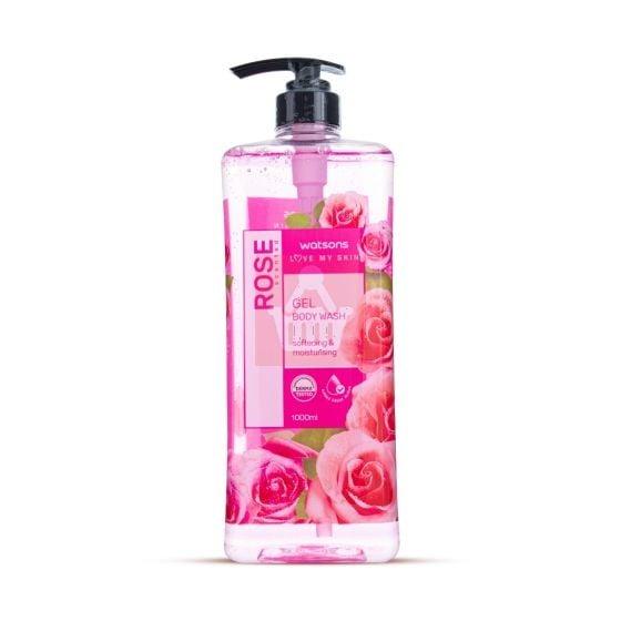 Watsons Rose Gel Body Wash - 1000Ml