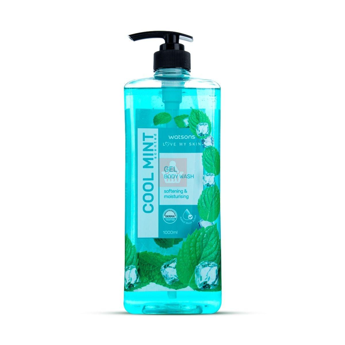 Watsons Cool Mint Body Wash - 1000Ml