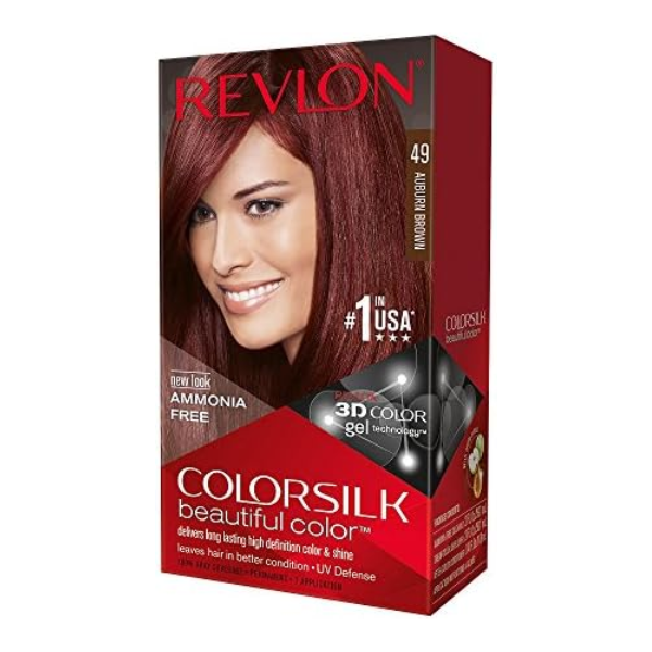 Revlon Colorsilk Beautiful Hair Color Auburn Brown - 49 (Usa)