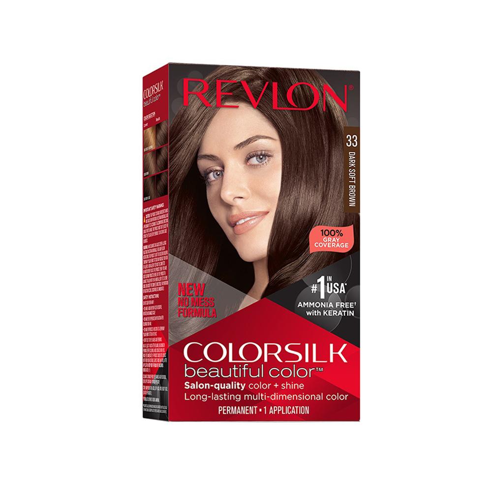 Revlon Colorsilk Beautiful Hair Color Dark Soft Brown - 33 (Usa)