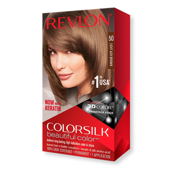 Revlon Colorsilk Beautiful Hair Color Light Ash Brown - 50 (Usa)