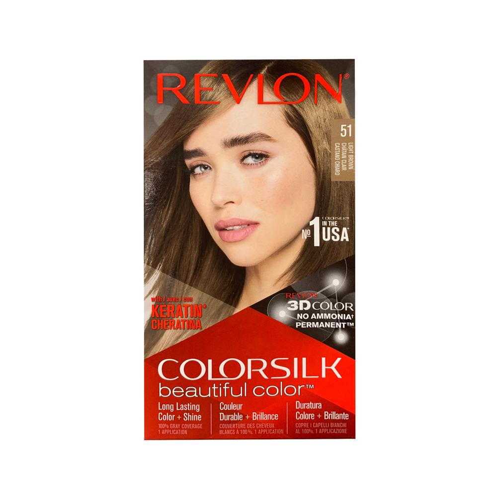 Revlon Colorsilk Beautiful Hair Color Light Brown - 51 (USA)