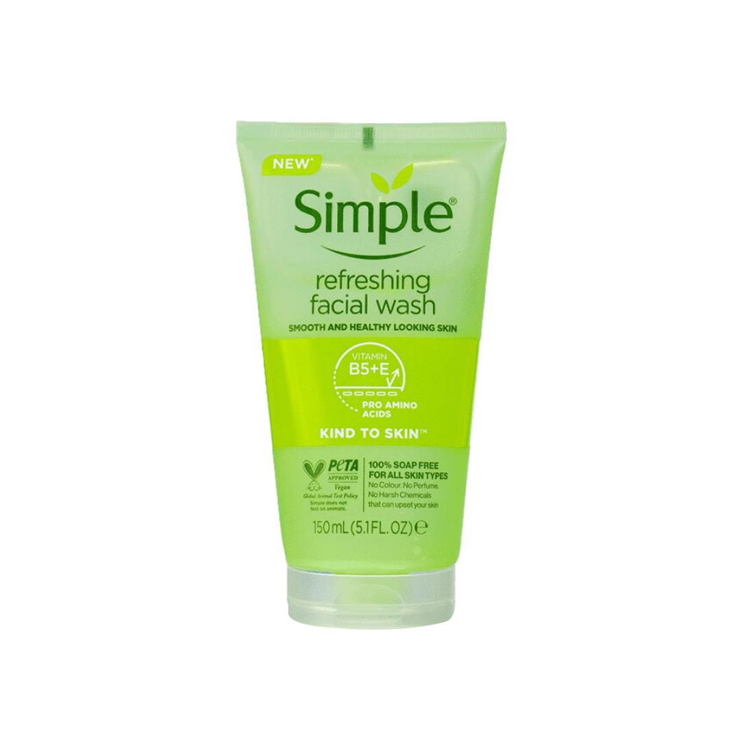 Simple Kind To Skin Refreshing Facial Wash - 150Ml