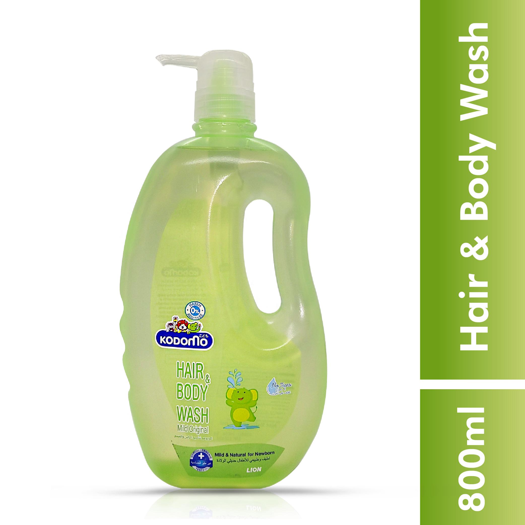 Kodomo Hair & Body Wash 800 ML (Mild Original)