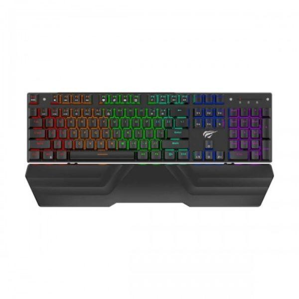 Havit KB856L RGB Backlit Multi-Function Mechanical Keyboard