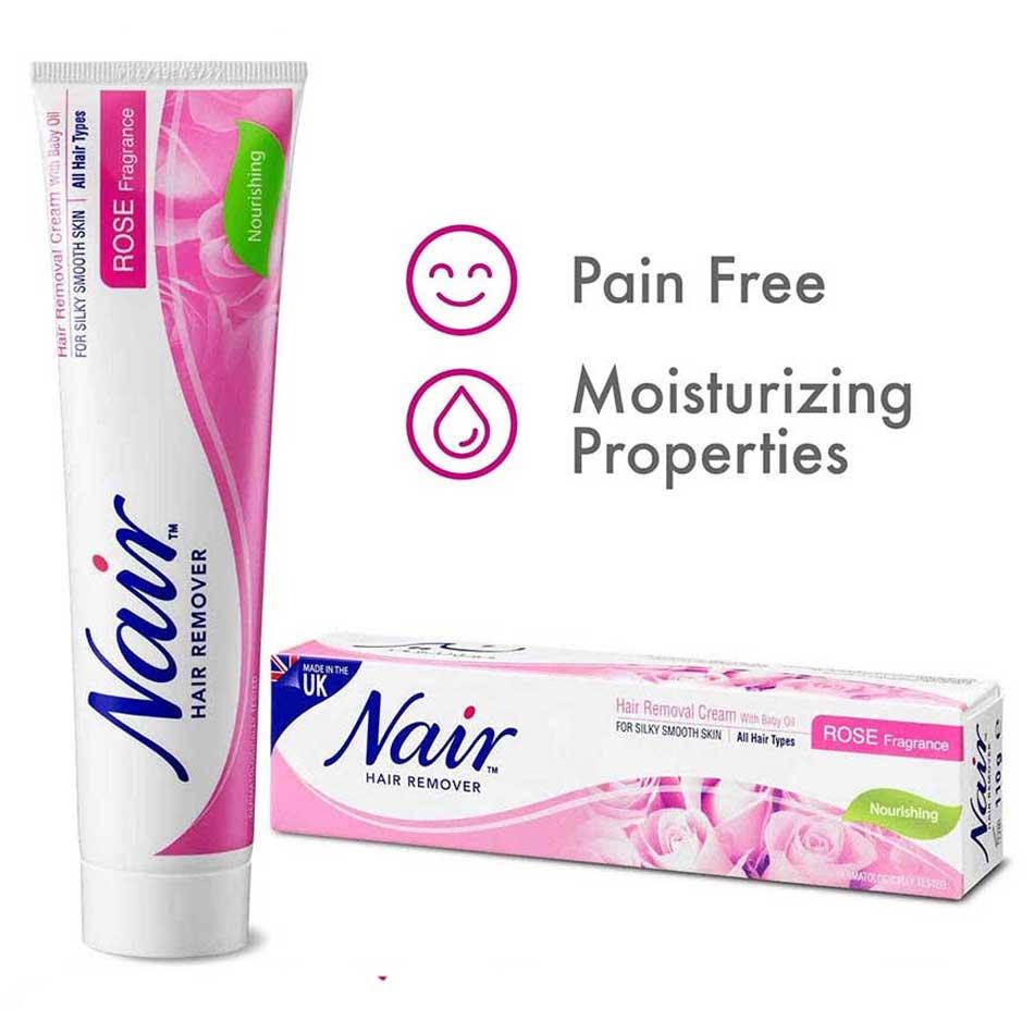 Nair Hair Removal Cream Rose Fragrance - 110G