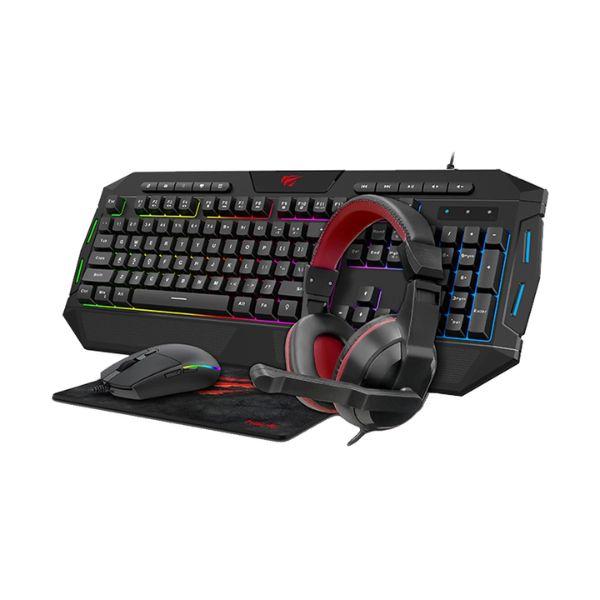 Havit KB501CM Gaming Wired Keyboard, Mouse, Headphone, Mouse pad Combo (4 in 1)