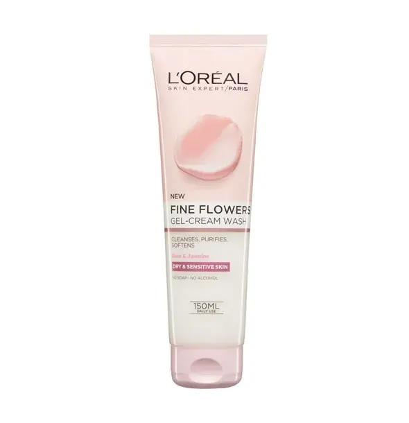 Loreal Fine Flowers Gel Cream Face Wash - 150Ml (France)