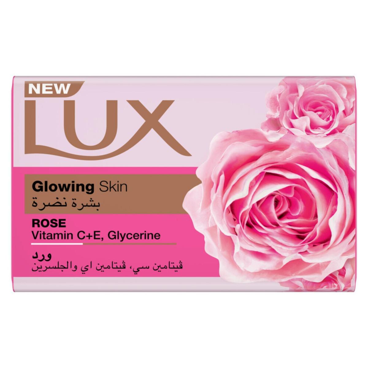 Lux Glowing Skin Rose Soap -170G (Saudi Arabia)