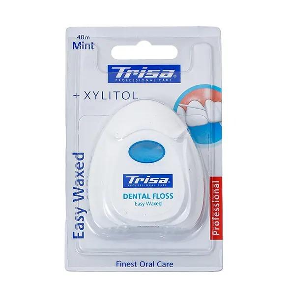 Trisa Dental Floss Easy Waxed Mint - 40Ml