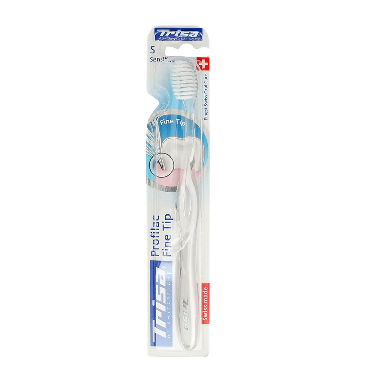 Trisa Fine Tip Sensitive Toothbrush Soft/Medium/Hard - (Switzerland)