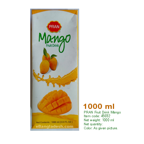 PRAN Fruit Drink Mango 1000ml