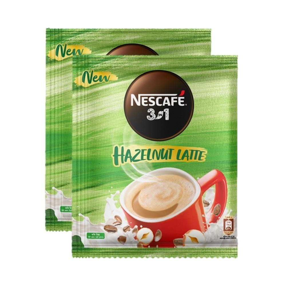 Nescafe Hazelnut Latte Coffee Mix 25 gm