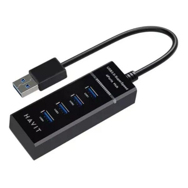 HAVIT H46 4-PORT 5GBPS SUPER SPEED USB 3.0 HUB