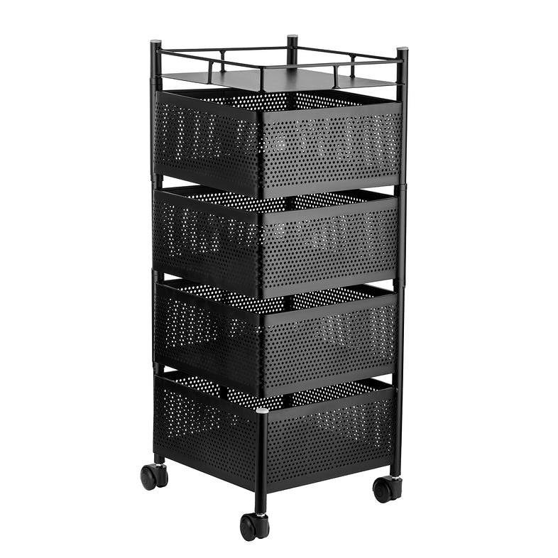 4-Tier Square Kitchen Rack