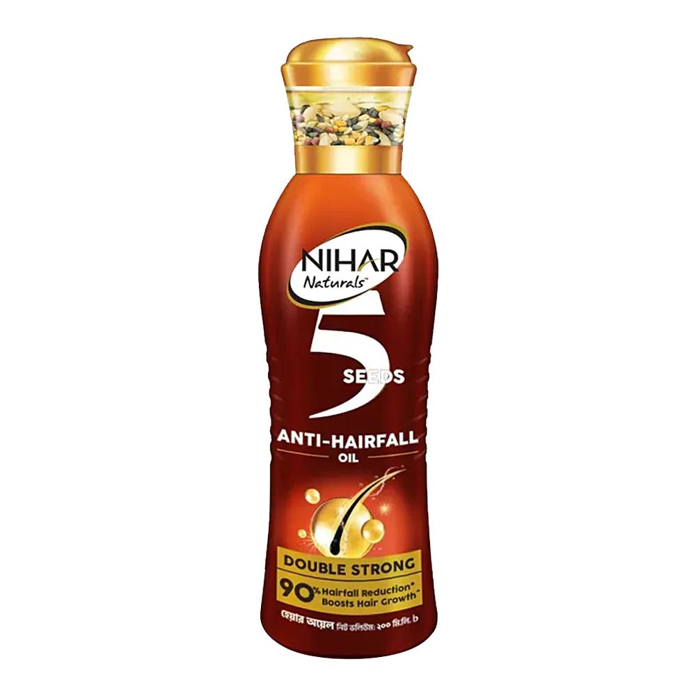 Nihar 5 Seeds Anti-Hairfall Double Strong Oil 200ml