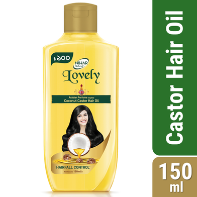 Nihar Lovely Coconut Castor Hair Oil 150ml