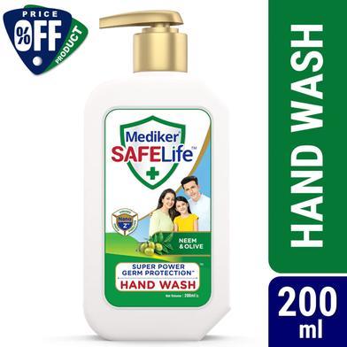 Mediker SafeLife Hand Wash 200ml Pump