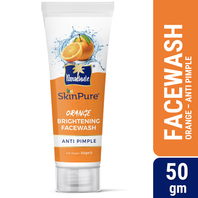 Parachute SkinPure Orange Brightening Facewash (Anti Pimple) 50gm