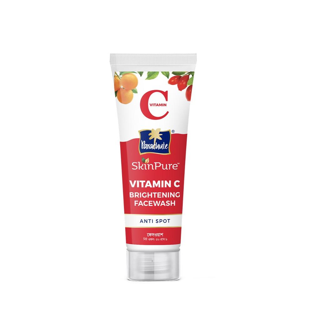 Parachute SkinPure Vitamin C Brightening Face Wash (Anti Spot) 50gm