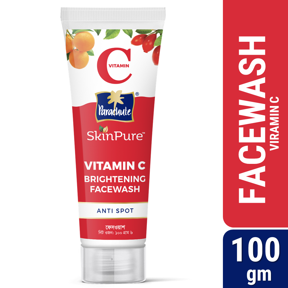 Parachute SkinPure Vitamin C Brightening Face Wash (Anti Spot) 100gm