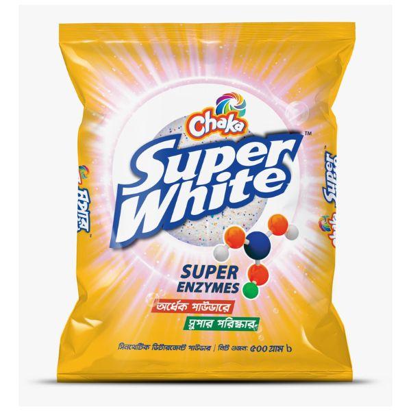 Chaka Super white Premium Detergent Powder 500gm