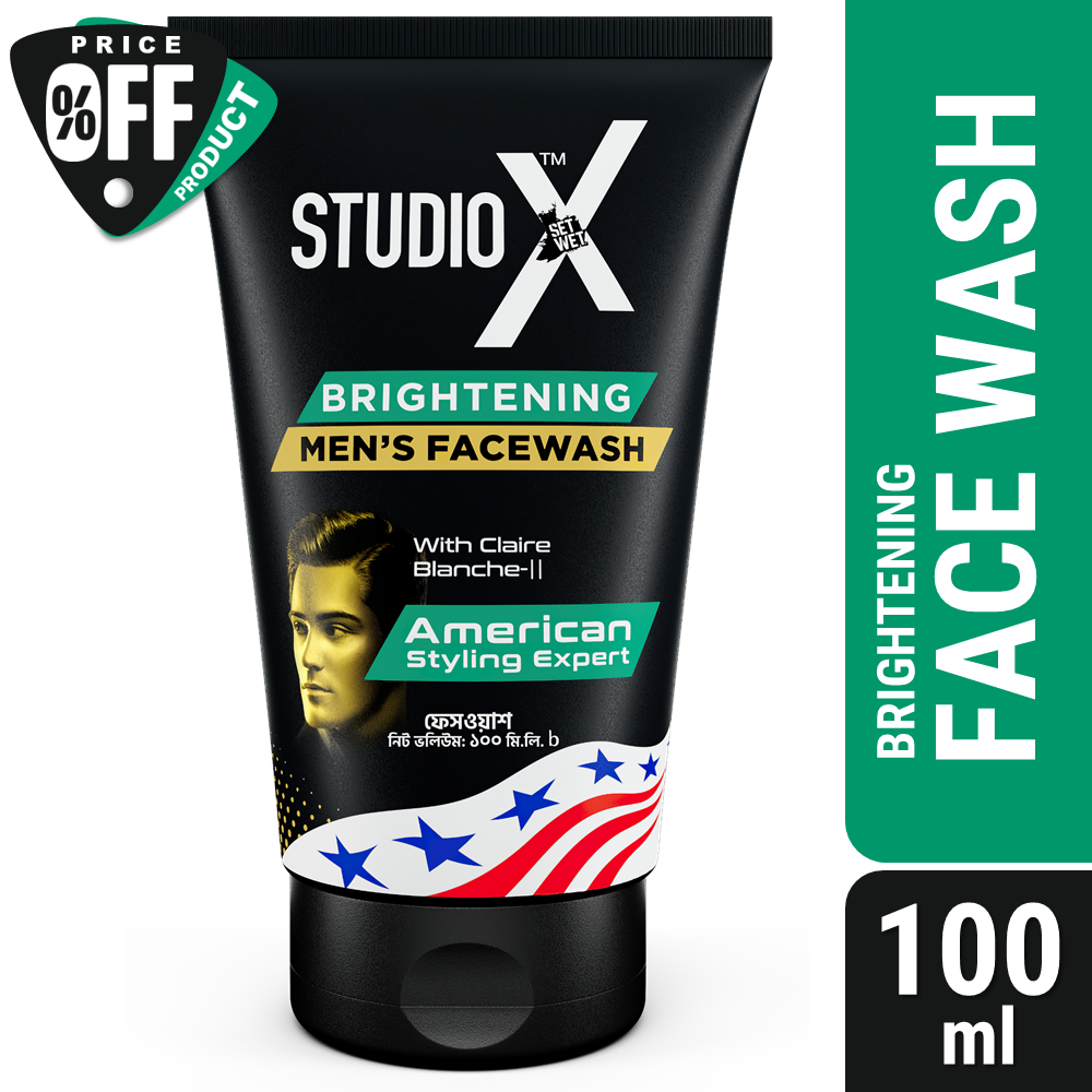 Studio X Brightening Facewash for Men 100ml