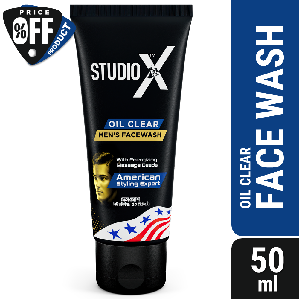 Studio X Oil Clear Facewash for Men 50ml