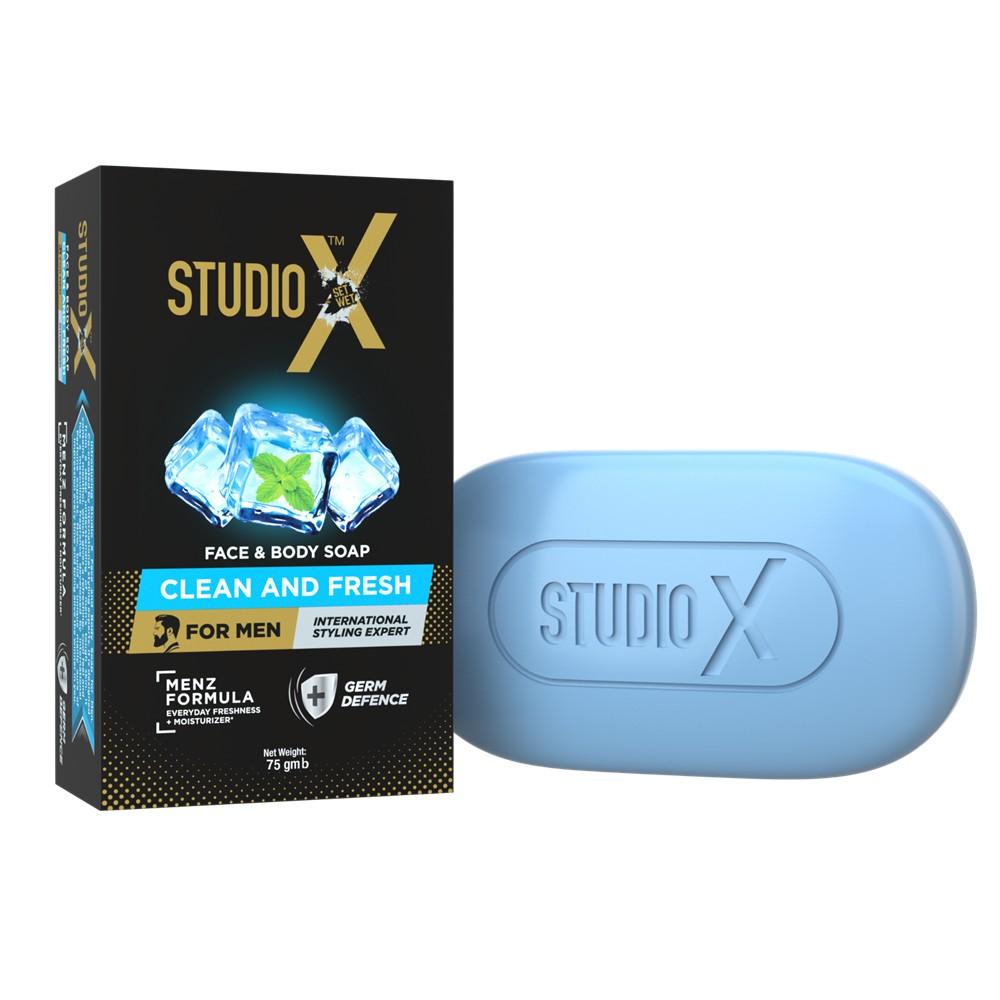 Studio X Clean & Fresh Soap for Men 75gm