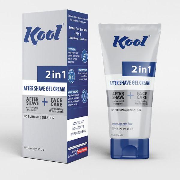 Kool 2 in 1 After Shave Gel Cream 50gm