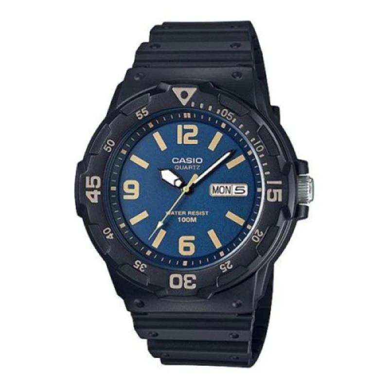 Casio MRW-200H-2B3VDF Youth Day Date Resin Belt Watch