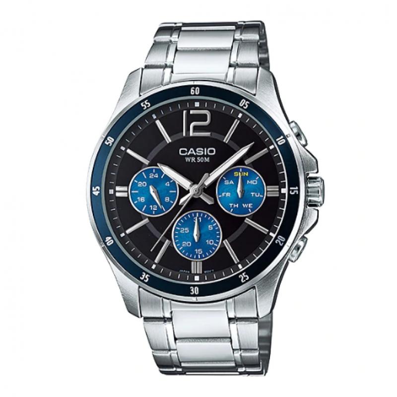 Casio MTP-1374D-2AVDF Chronograph Watch For Men