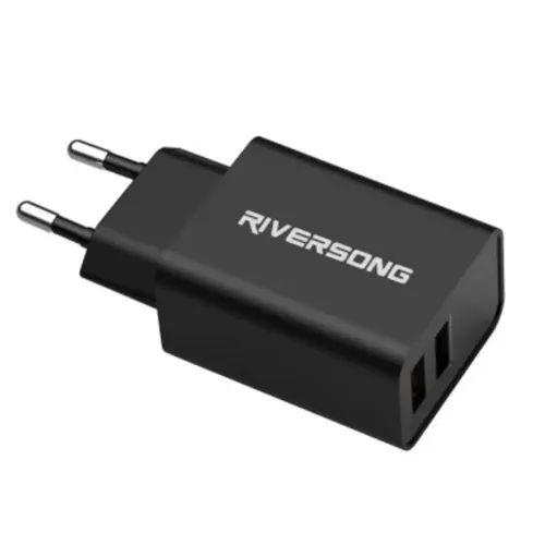 Riversong Charger SafeKub D2-AD29+CT85 (12W-C)-Black